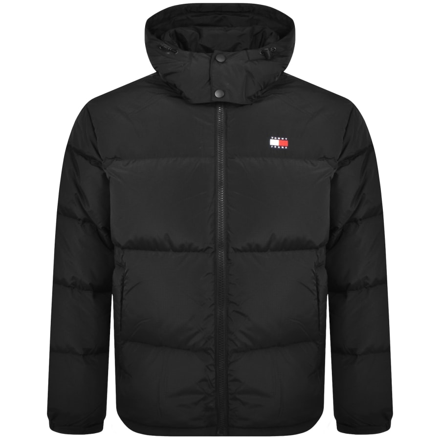 Mens black tommy hilfiger jacket top